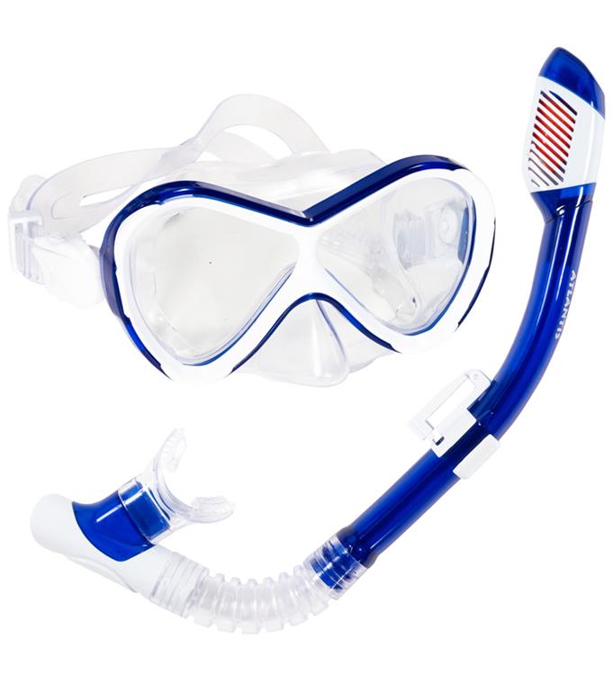 Atlantis Abaco Dark Blue Snorkelset