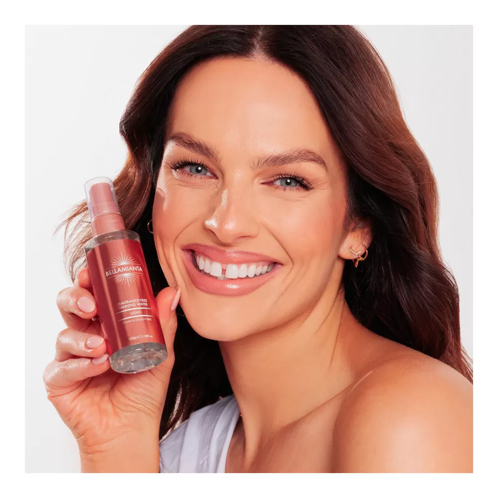 Bellamianta Fragrance Free Tanning Water Dark - 100 ml.