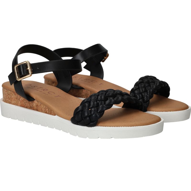 DSTRCT Sandalen Zwart Dames
