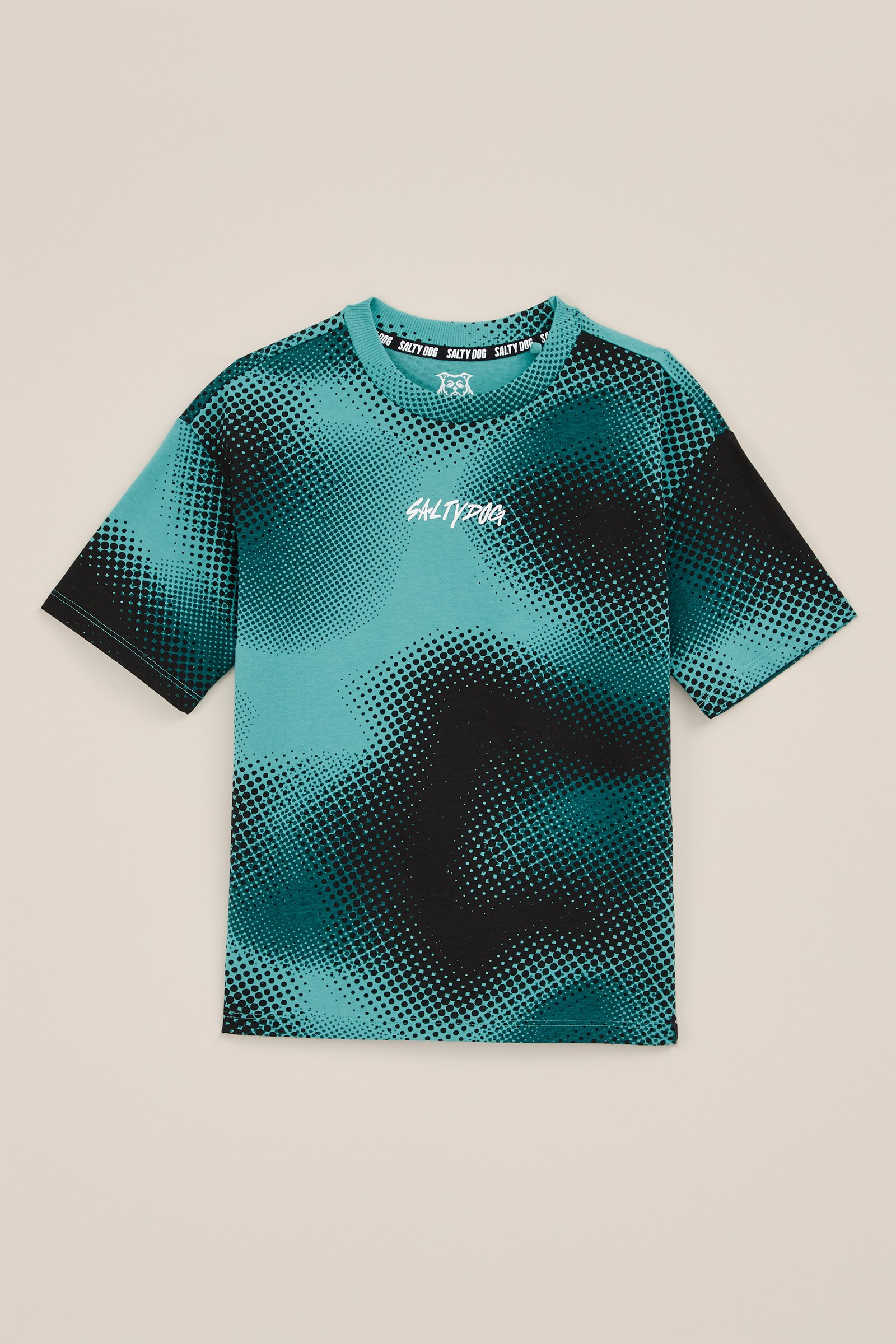 Jongens T-shirt met dessin WE Fashion Zeegroen