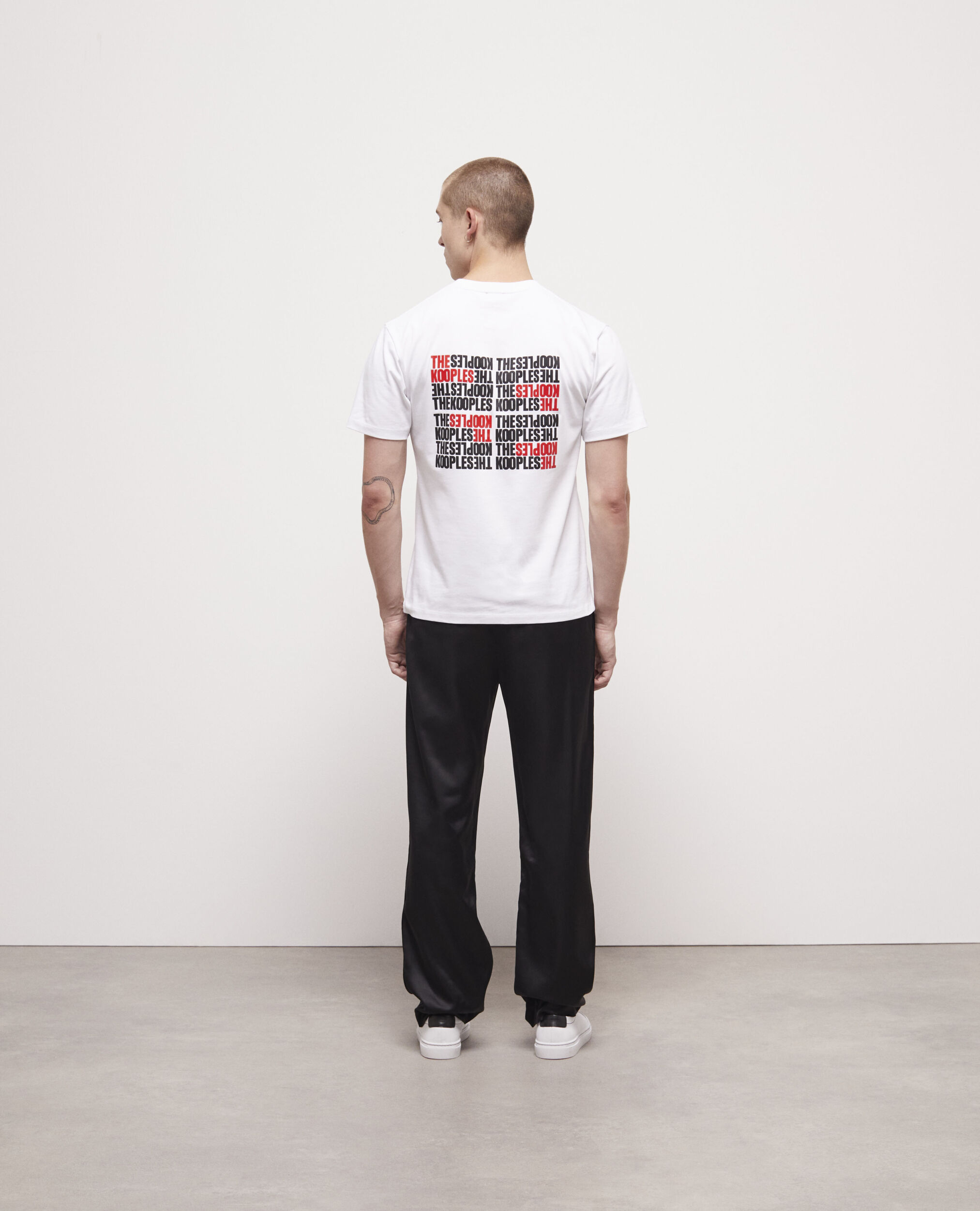 T-shirt logo The Kooples blanc
