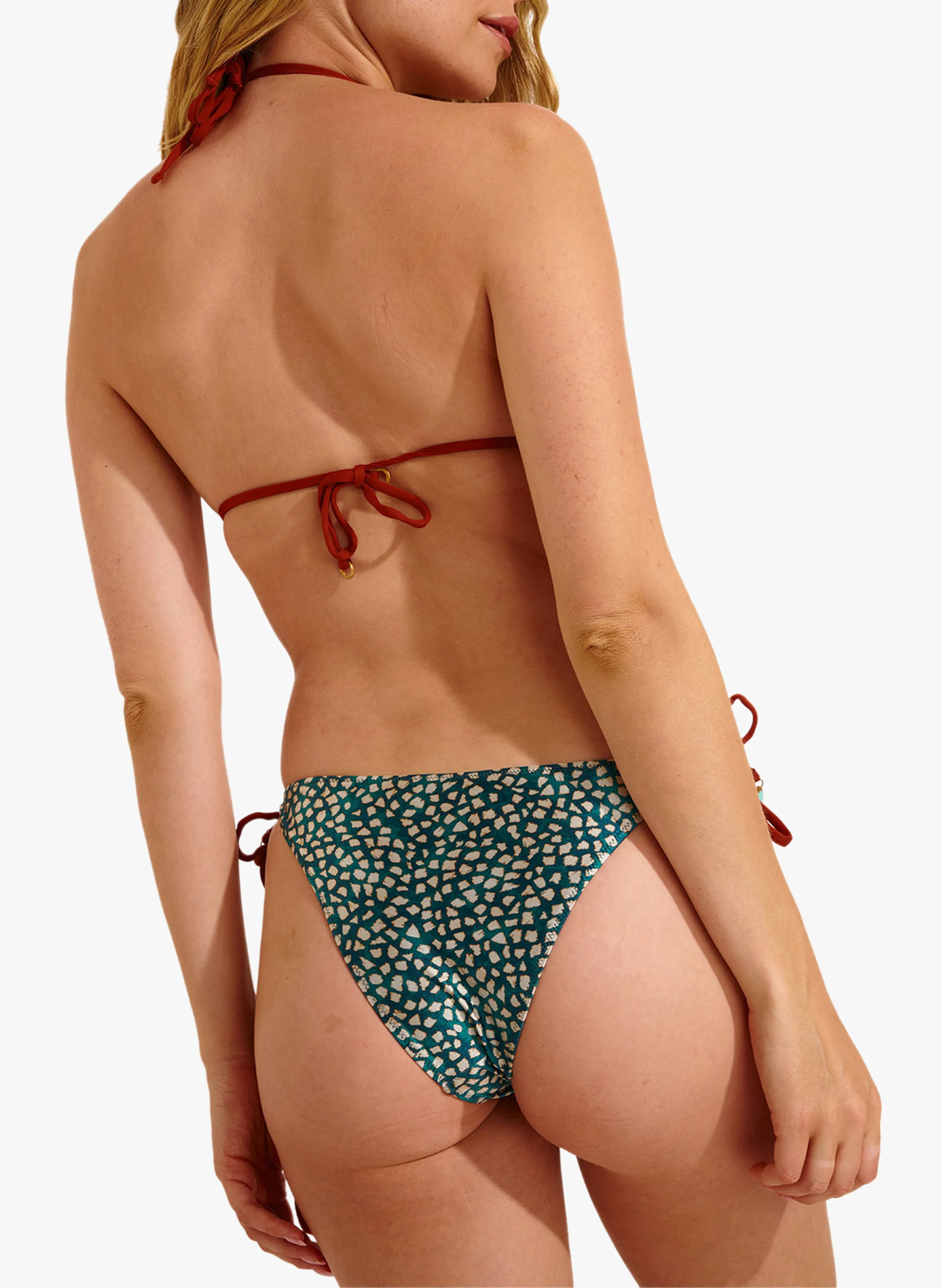 BLIKA MYMBA - Culotte de maillot de bain échancrée| Vert