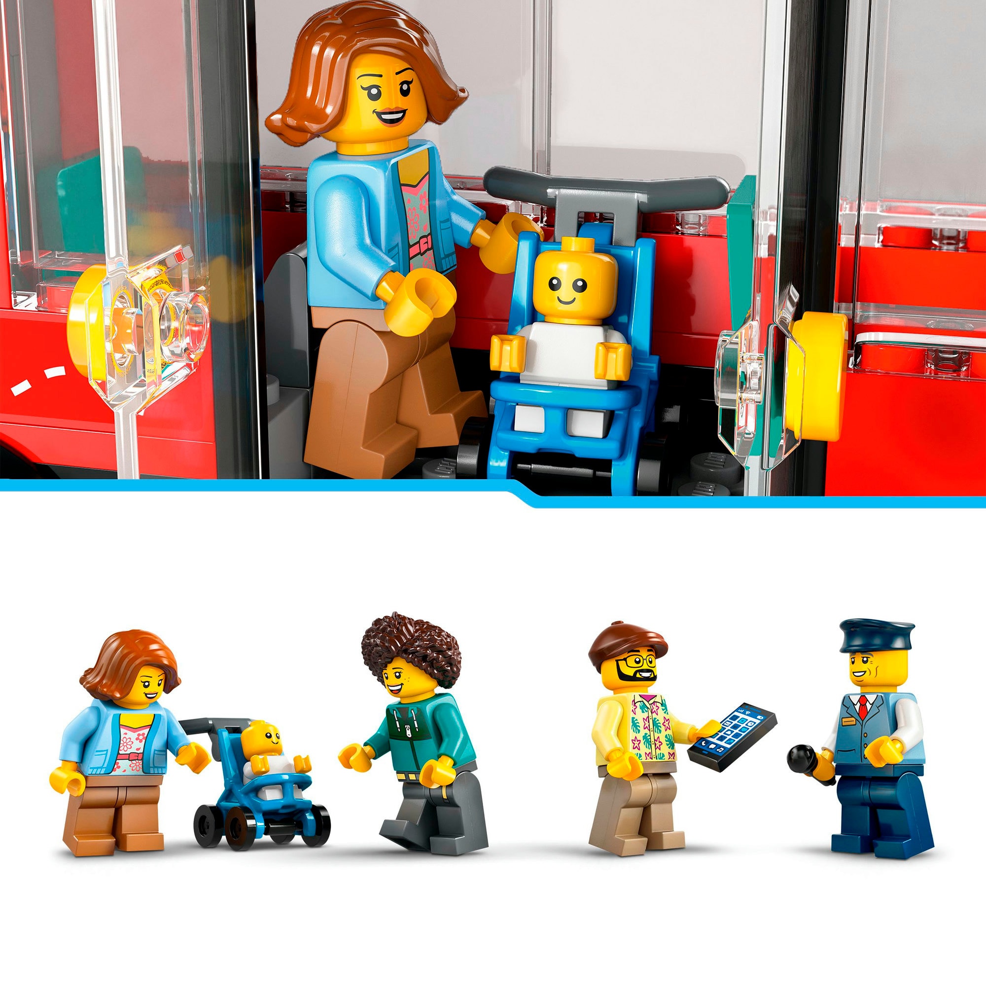 LEGO Konstruktionsspielzeug City Doppeldeckerbus