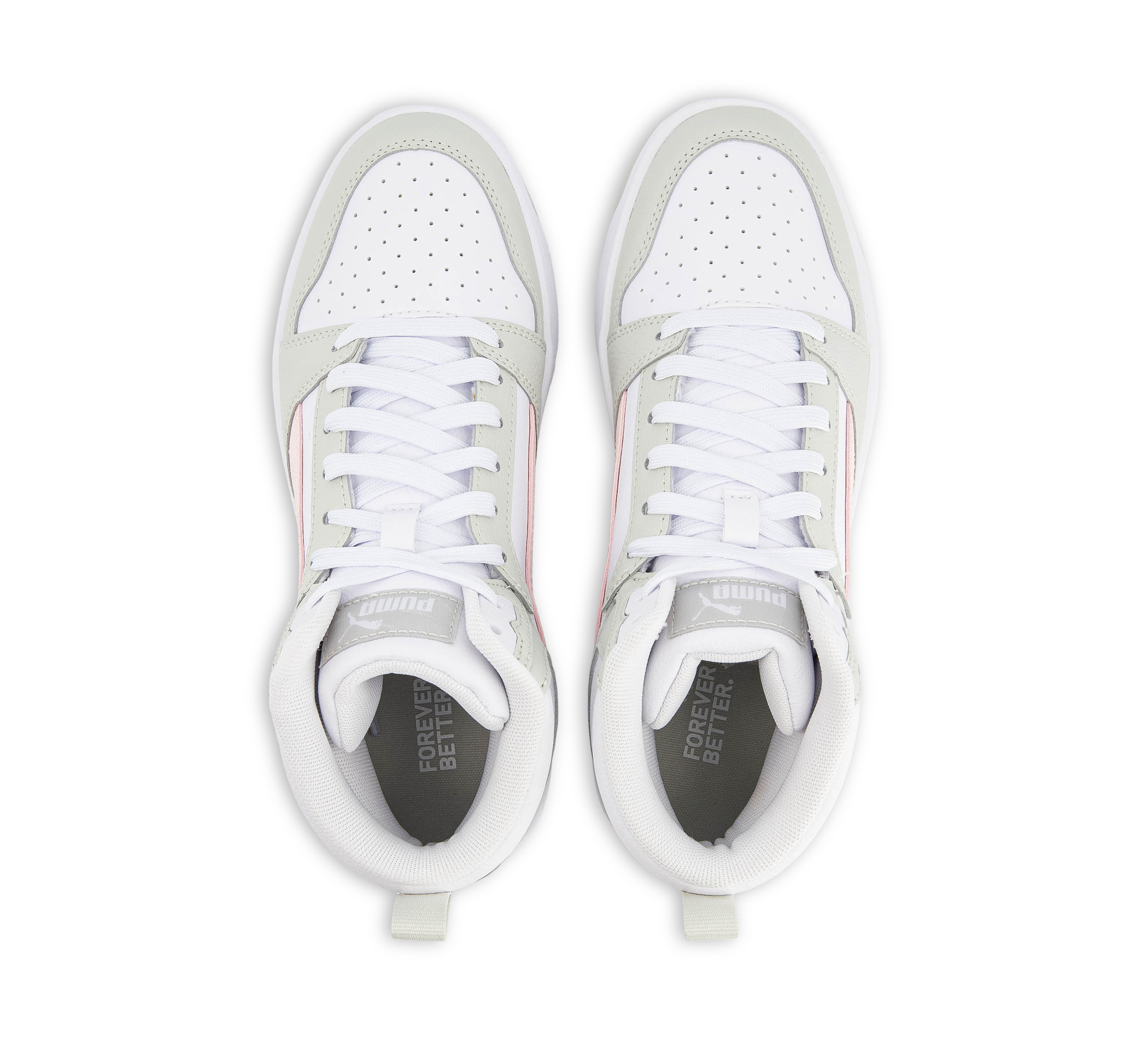 Puma Rebound V6 Mid Jr weiss
