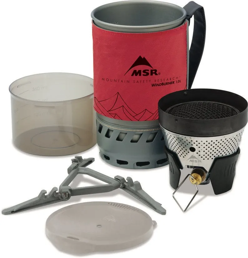 MSR WindBurner Personal Stove System Red