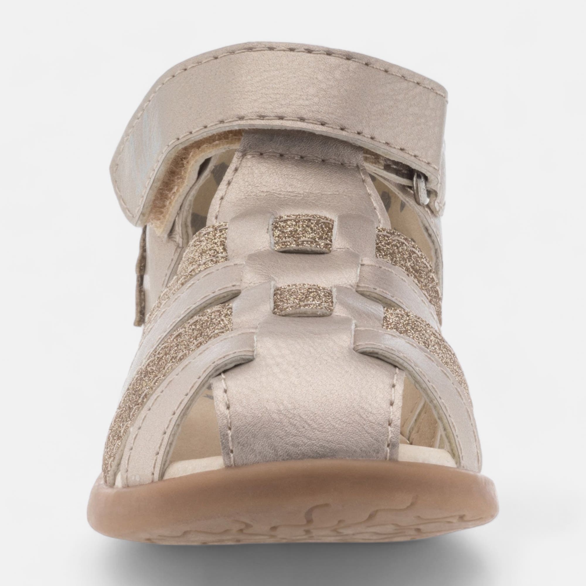 Nu-pieds Bébé fille or