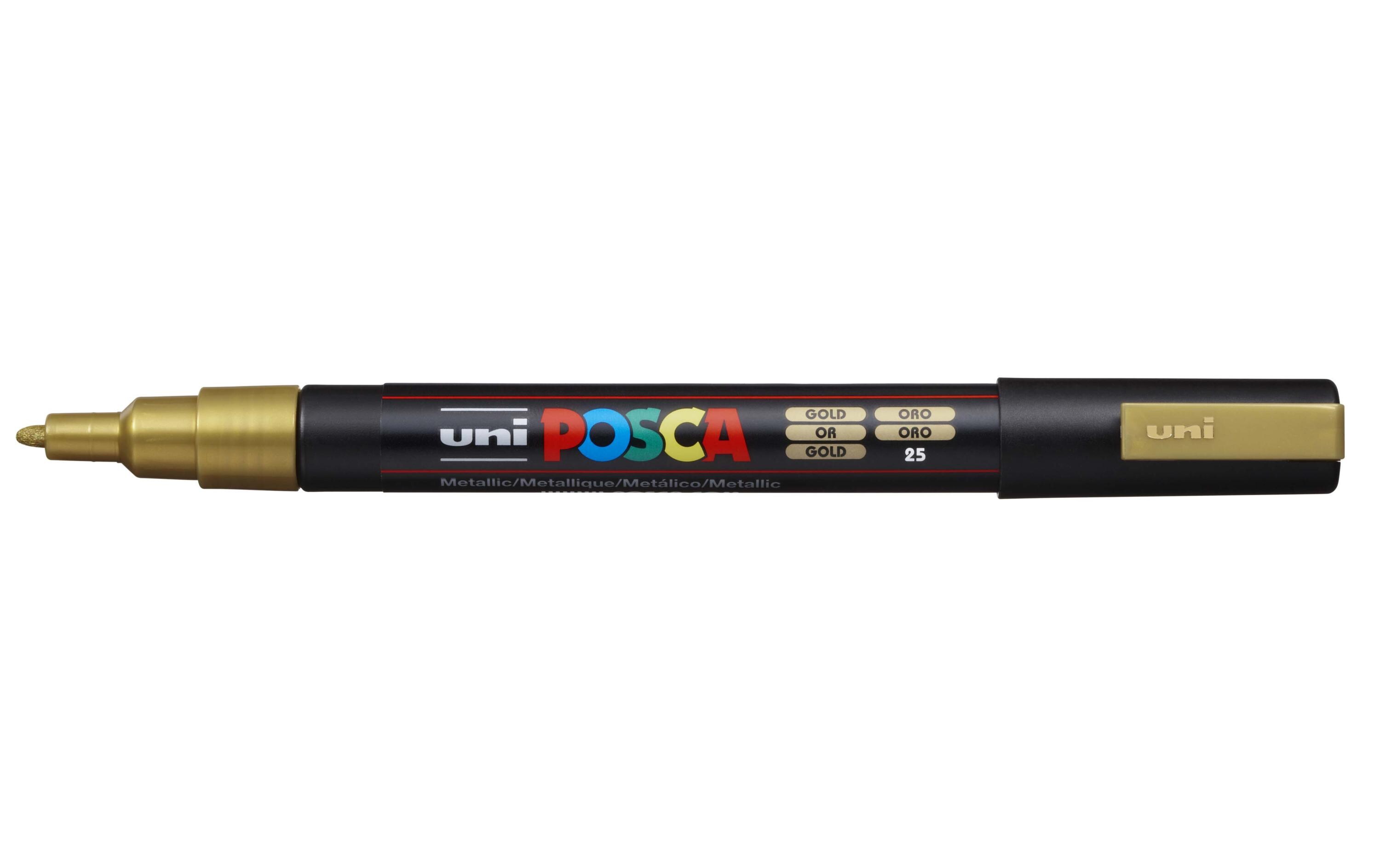 Permanent-Marker Posca 0.9-1.3 mm GoldUniversell einsetzbarer Marker