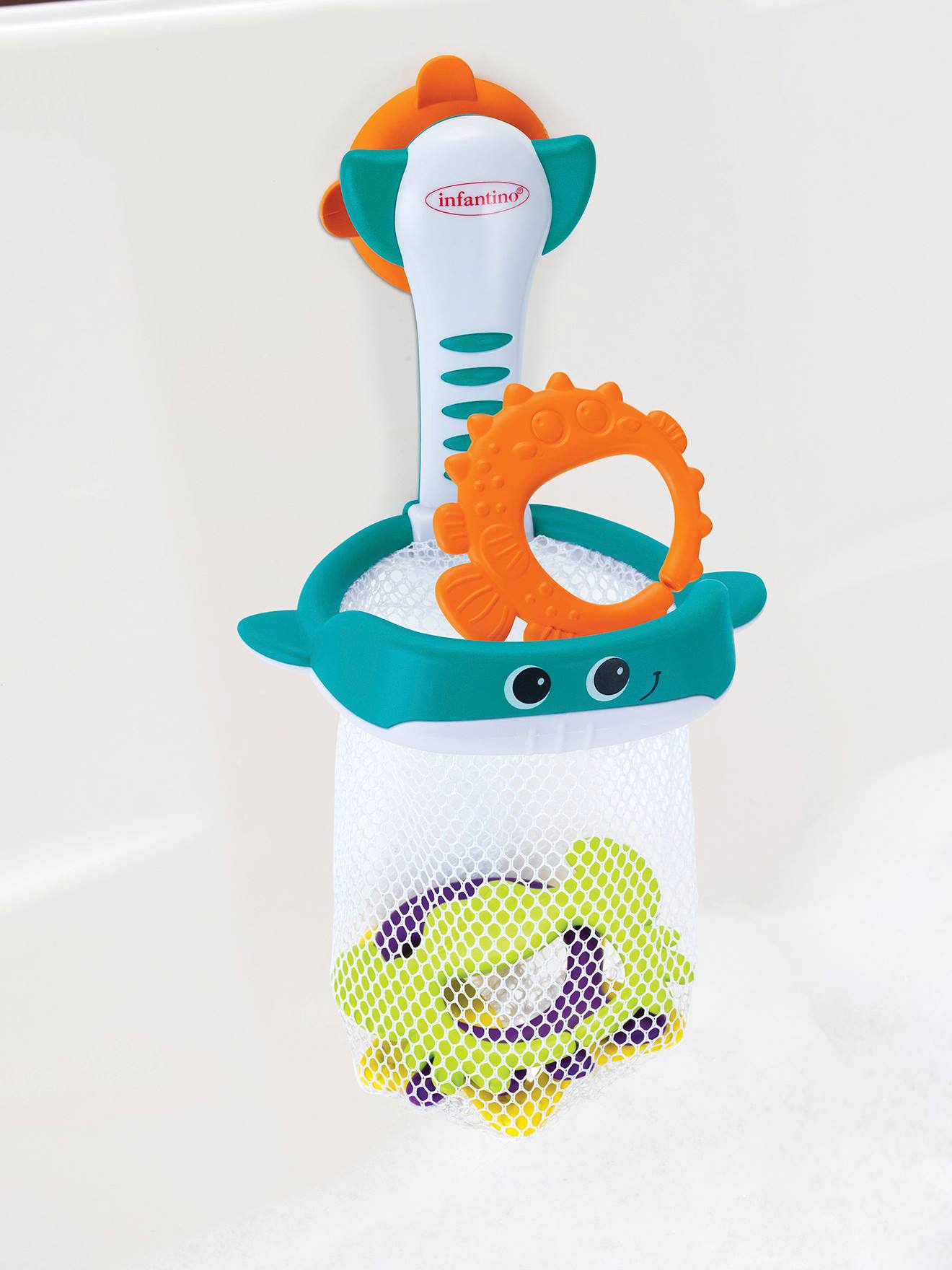 Conjunto de banho com 3 brinquedos