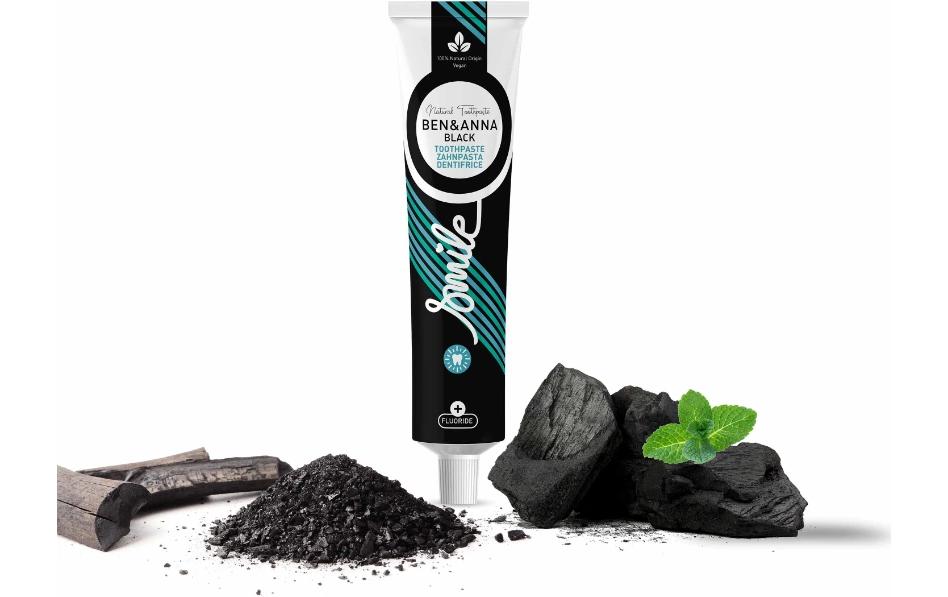 Zahnpasta Black Fluoride 75 mlNatürliche, vegane Zahnpasta mit Minzgeschmack