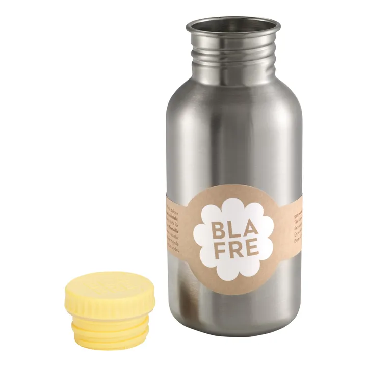 Blafre Gourde en acier inoxydable 500 ml | Jaune pâle