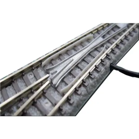 Rokuhan 7297039 E-Weiche links R490-13° 110mm + Gleis gerade 110 mm
