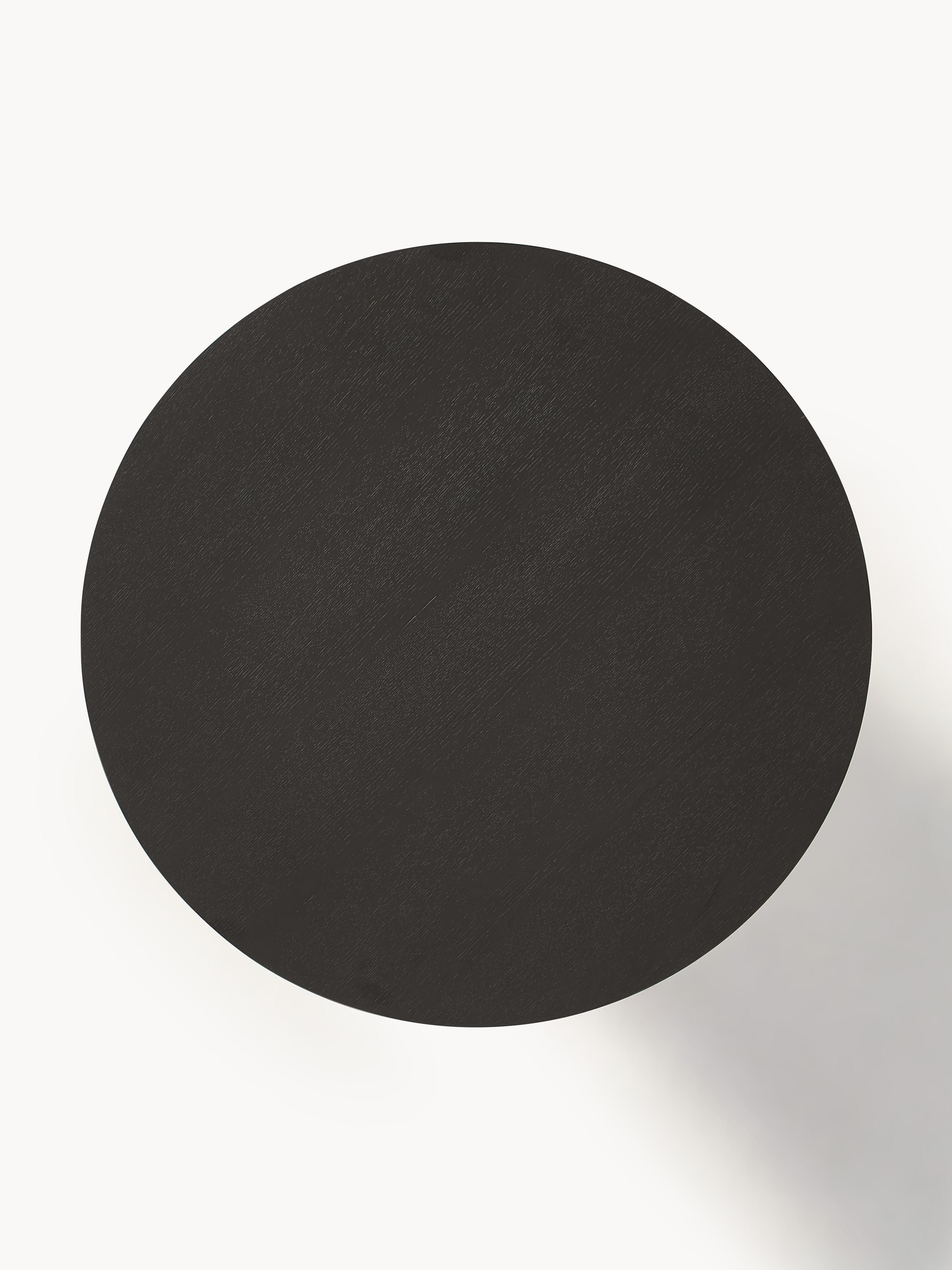 Ronde houten bijzettafel Nele