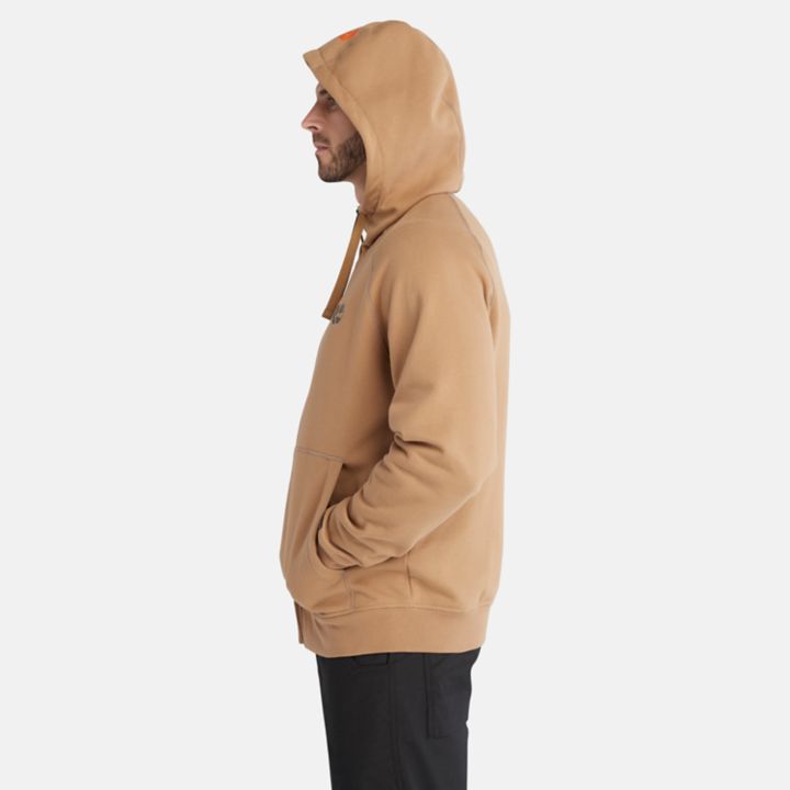 Moletom com capuz Timberland PRO Hood Honcho Sport para homens na cor amarela