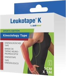 ACTIMOVE Leukotape K 5cmx5m rot