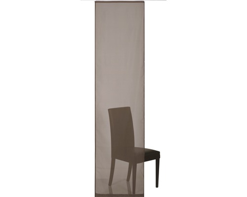 Schuifgordijn Feel Good Uni bruin 60x245 cm