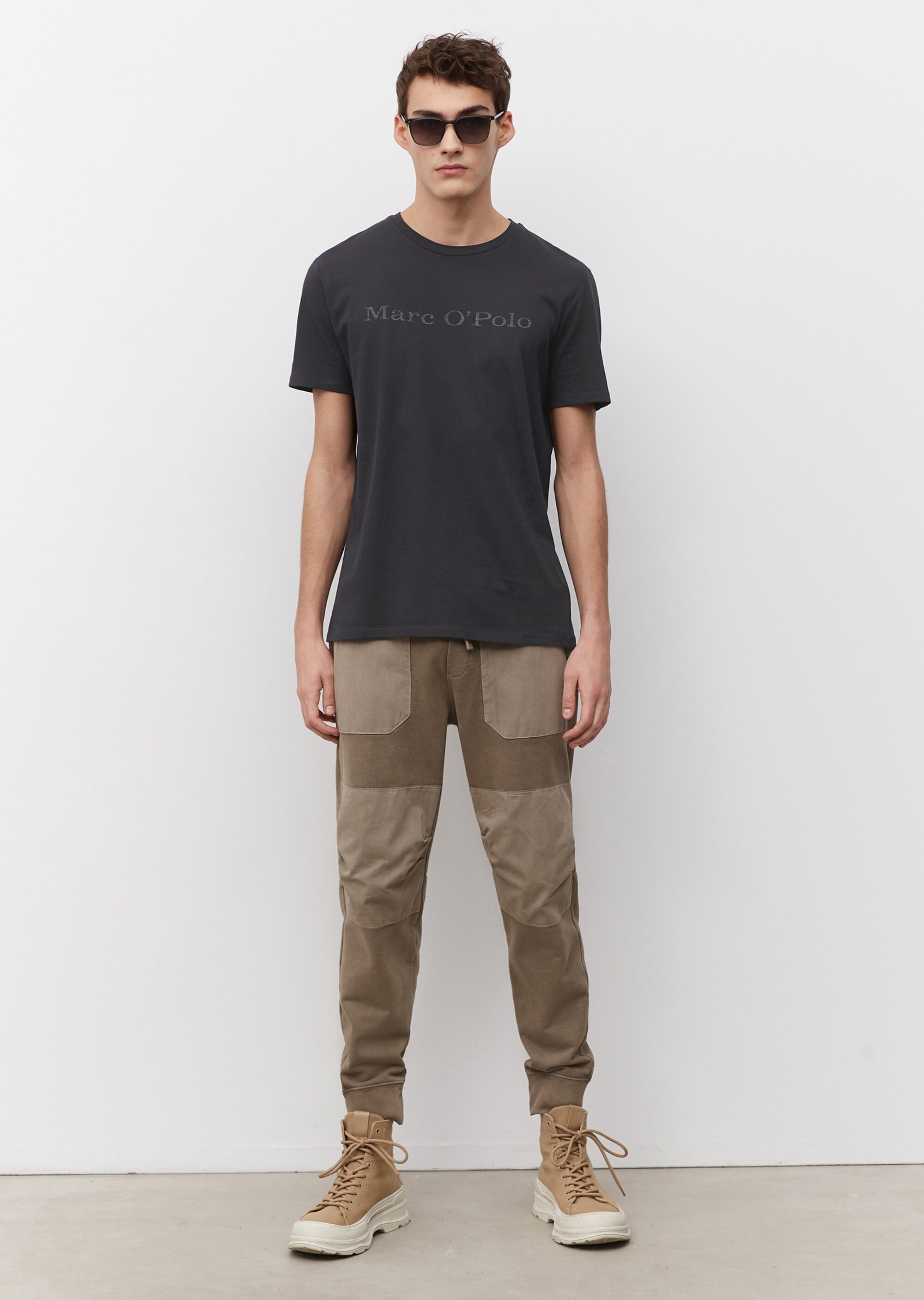 Logo-T-Shirt regular aus reinem Organic Cotton