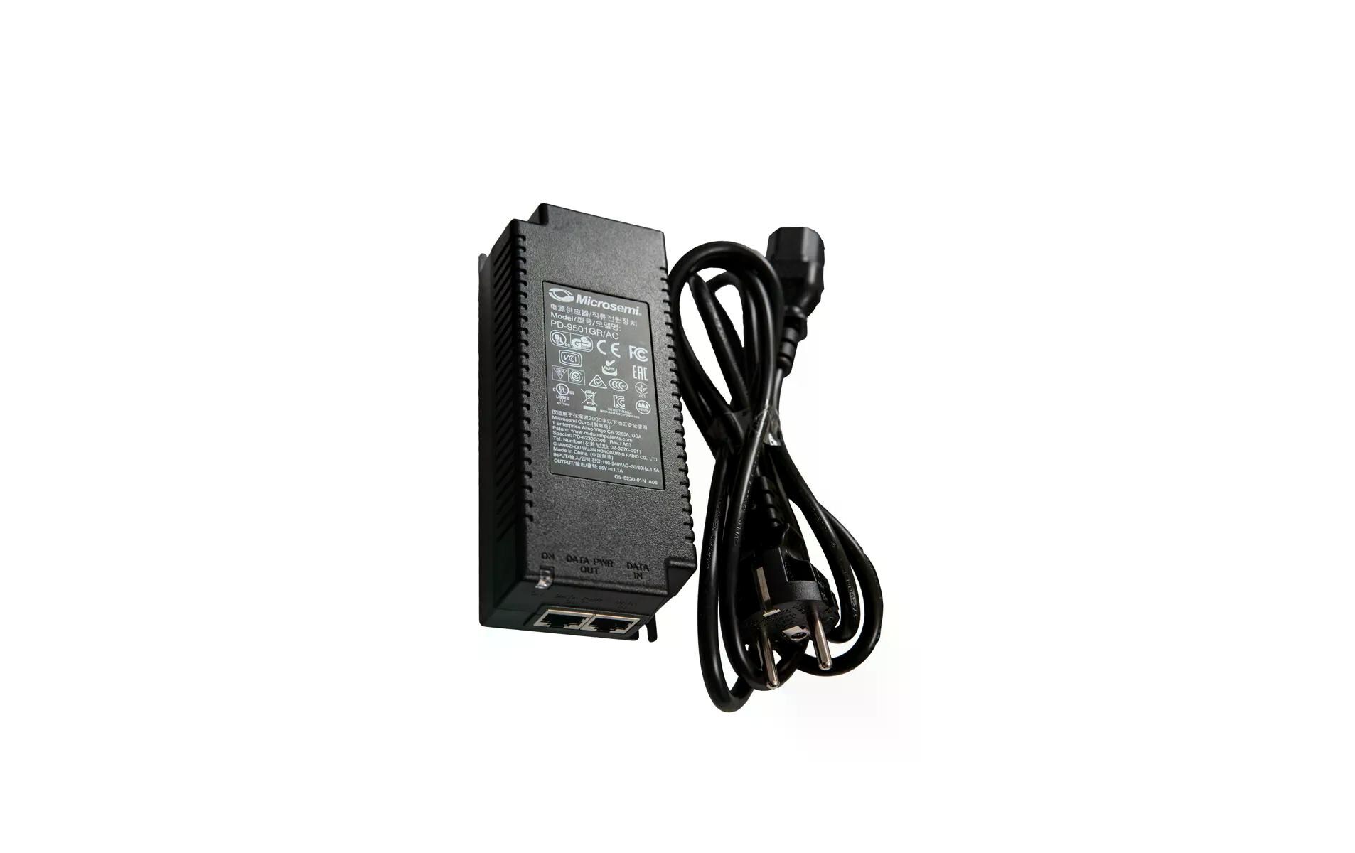 PoE++ Injector Mx-NPA-PoE1A-60W-BT<br>Genügend Power für Ihre Netzwerkkameras – PoE (PoE++) Netzwerk Power Injektor für den Innenbereich