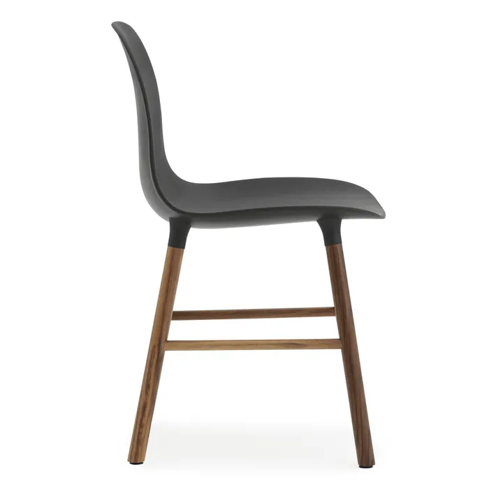Normann Copenhagen Chaise Form en noyer | Noir