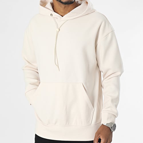 Sweat Capuche Beige Clair
