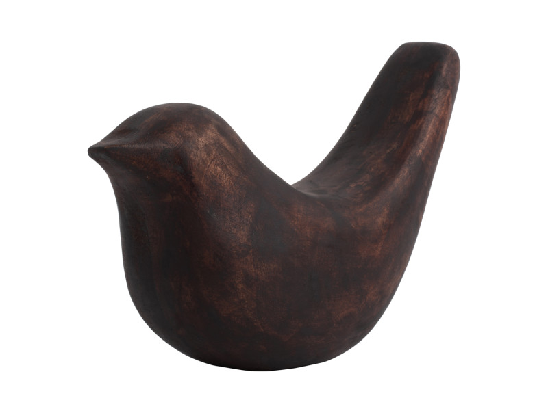 Statue Bird Long Tale Up PT4164DW Walnut