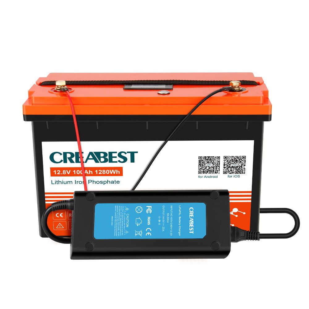 LiFePO4 Akku 100Ah 12,8V für Wohnmobil Wohnwagen Camping