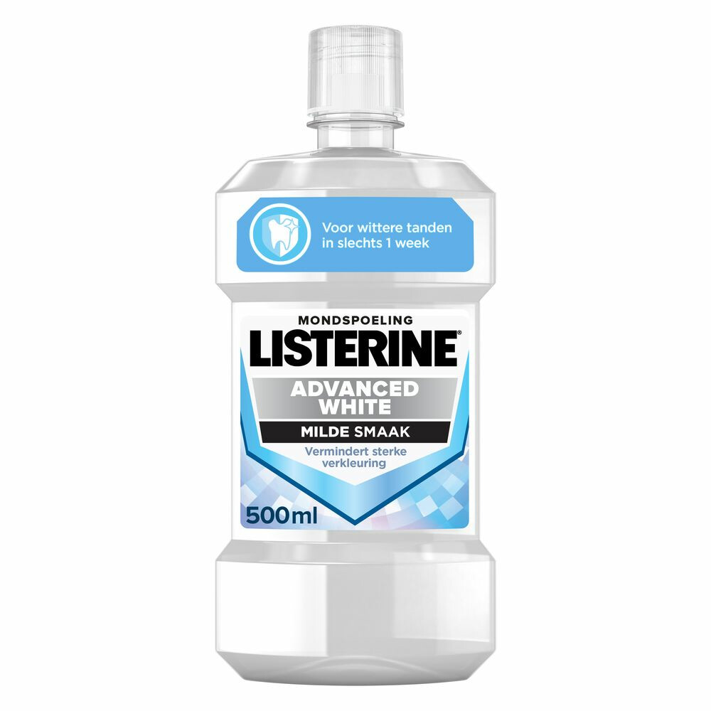 Listerine Mondwater Advanced White Mild500 ml