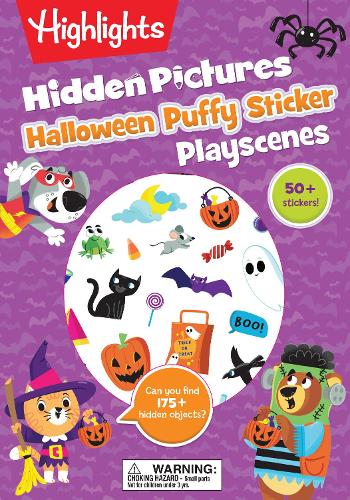 Halloween Puffy Sticker Playscenes - Puffy Sticker Playscene (Paperback)