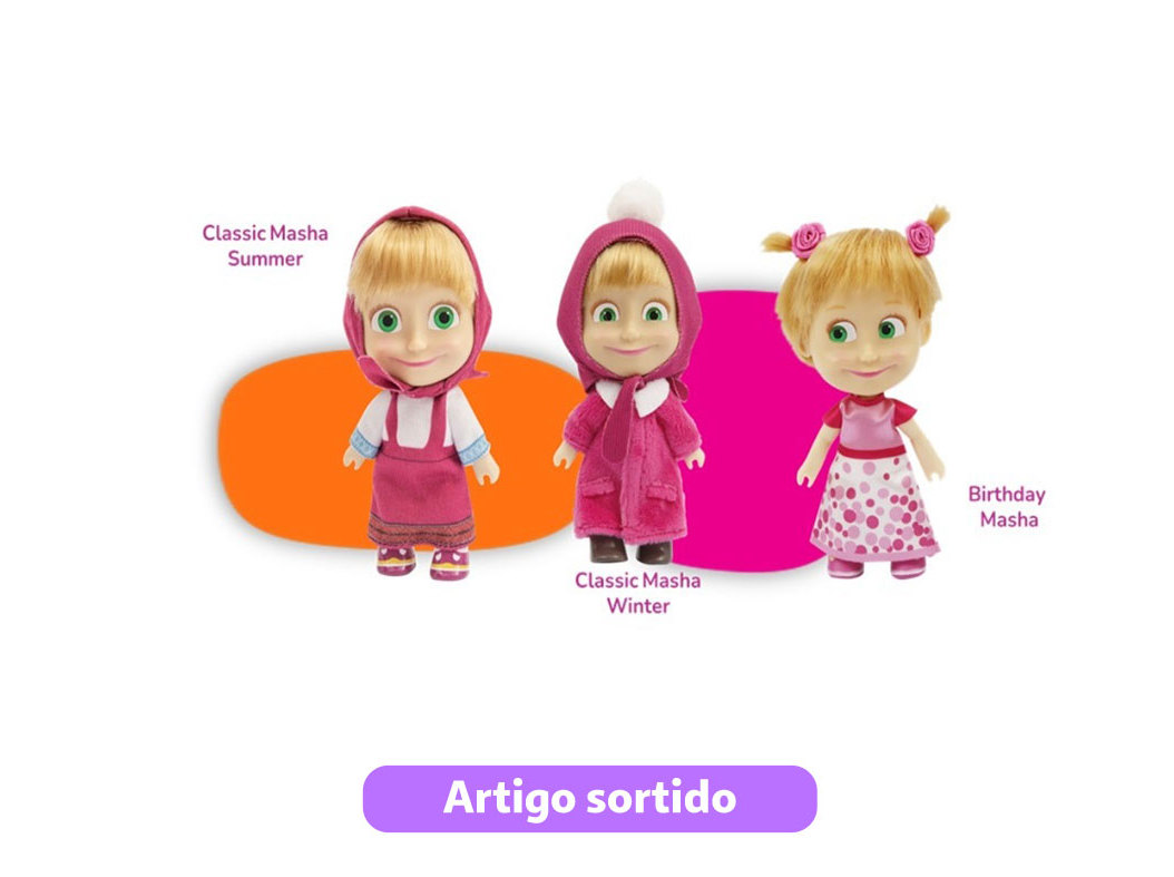 MASHA AND THE BEAR FAMOSA 10CM MODELOS SORTIDOS