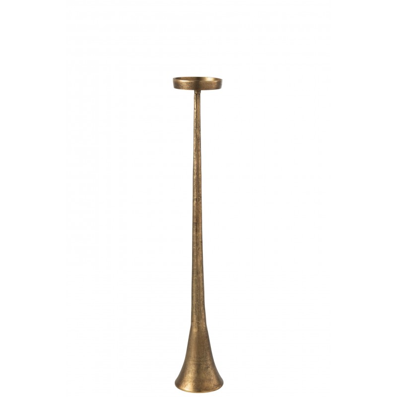 Chandelier en métal bronze 13x13x79cm