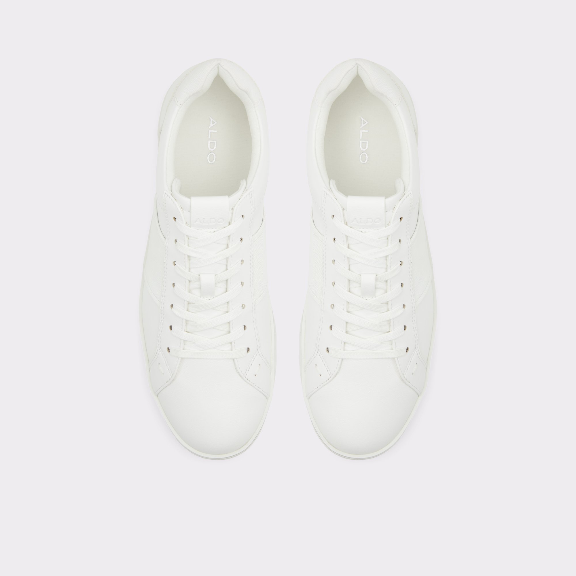 Monospec White Synthetic Smooth Men Low top
