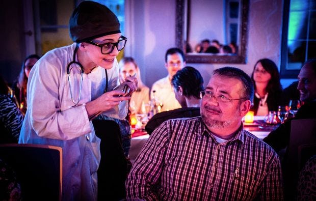 Gruseldinner in Schwollen als Geschenkidee