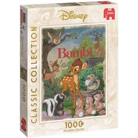 Jumbo Spiele Puzzle - Disney Collektion Bambi, 1000 Teile