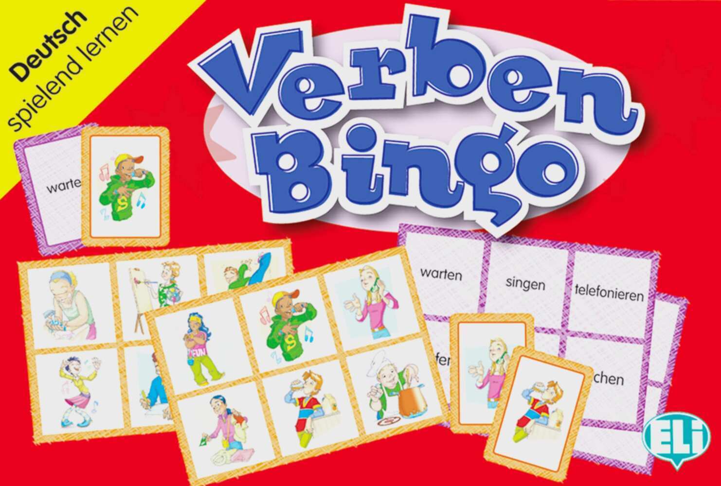 Deutsch spielend lernen - Verben-Bingo (Spiel)