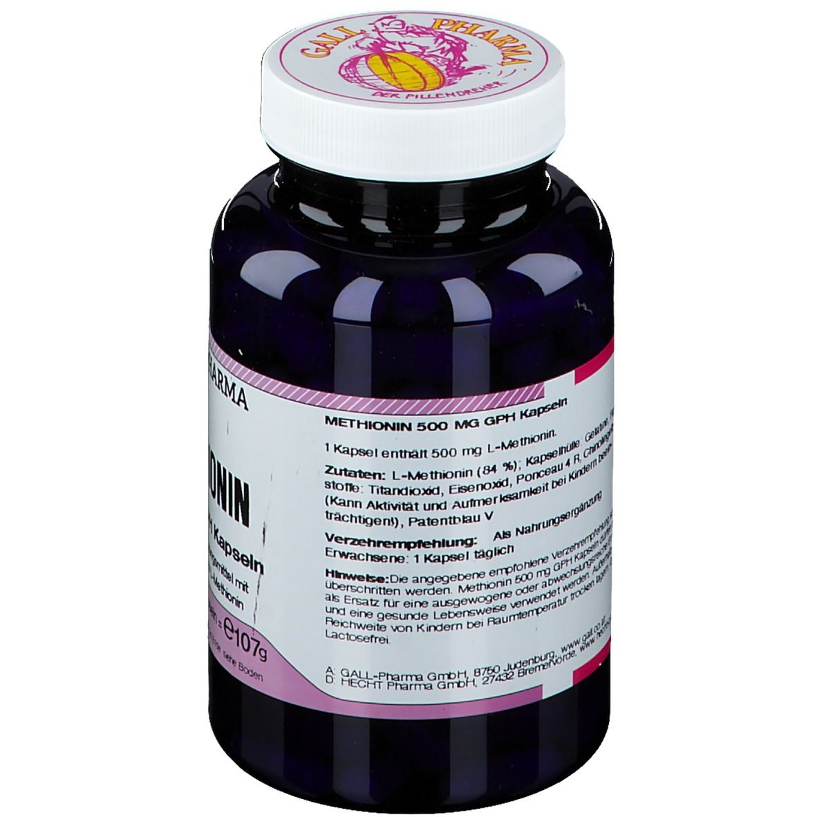 GALL PHARMA L-Methionin 500 mg GPH Kapseln