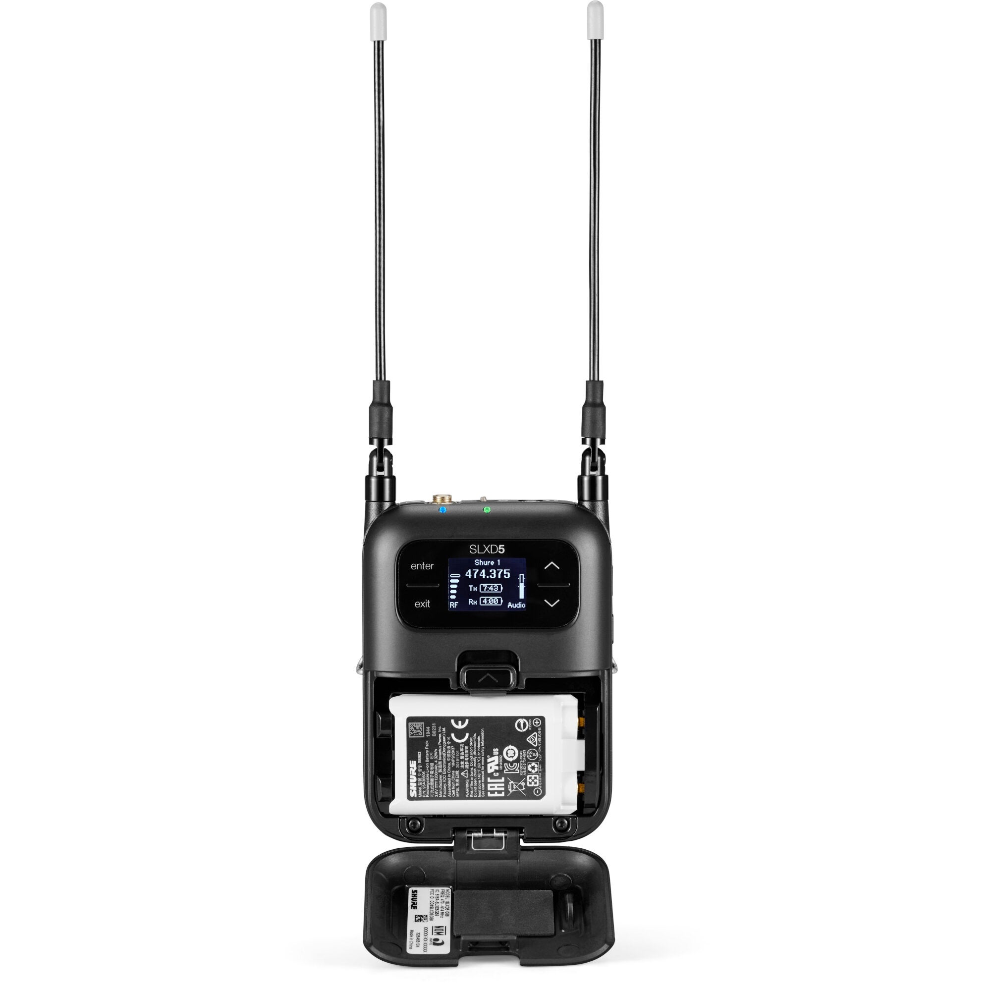 Shure SLXD15/DL4B draadloze dasspeldmicrofoon J53 (562-606 MHz)