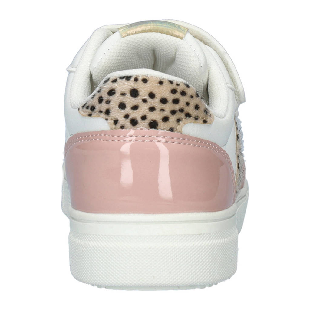 Nelson Kids sneakers wit/roze