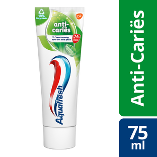 Aquafresh Anti Cariës Tandpasta - voor gezonde tanden en een frisse adem 75ML