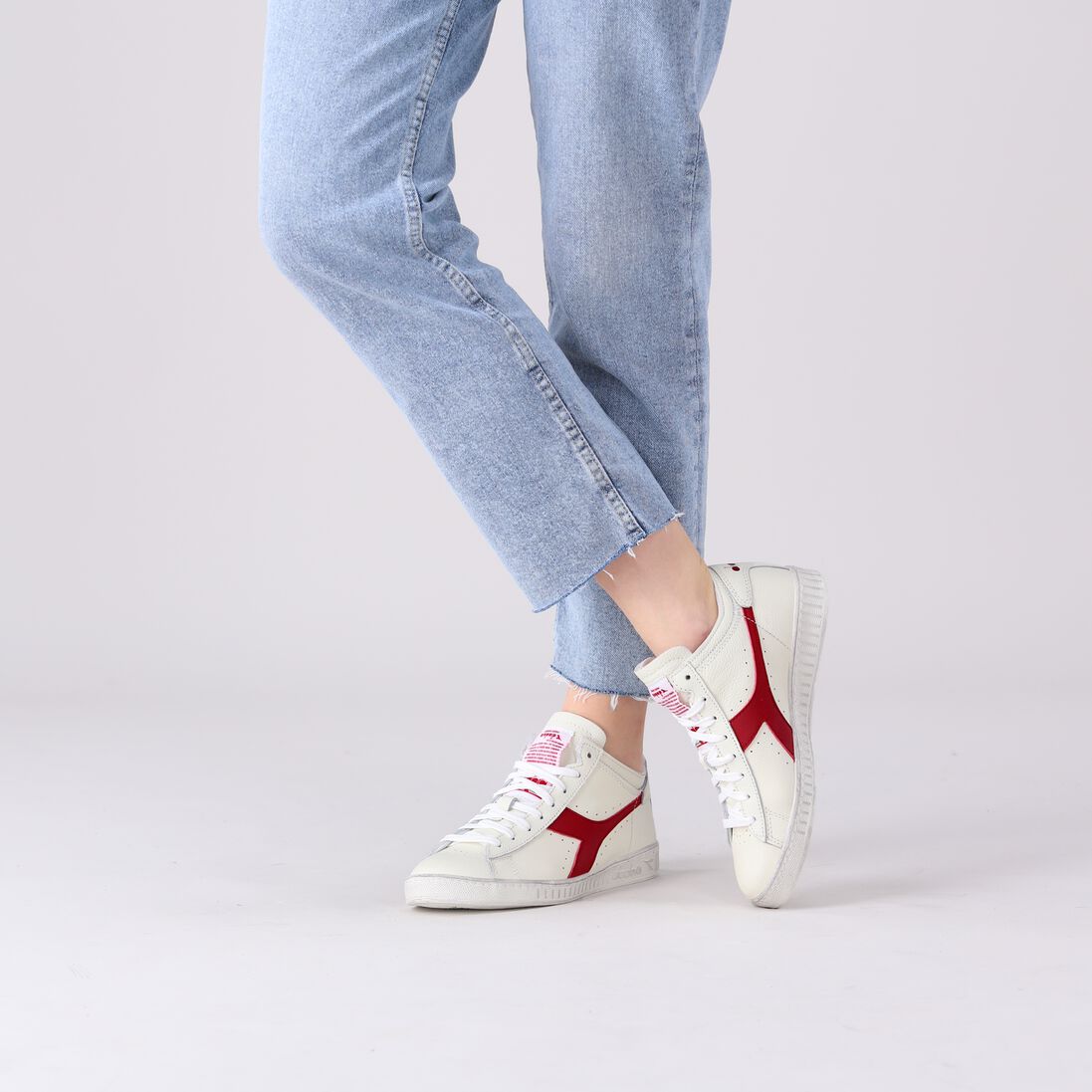 DIADORA witte diadora hoge sneaker game l waxed row cut