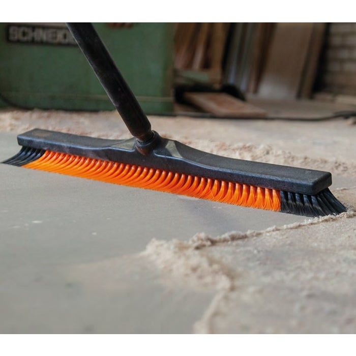 Orange Brush straatbezem 45 cm harde vezel - zonder steel (8715268202456)