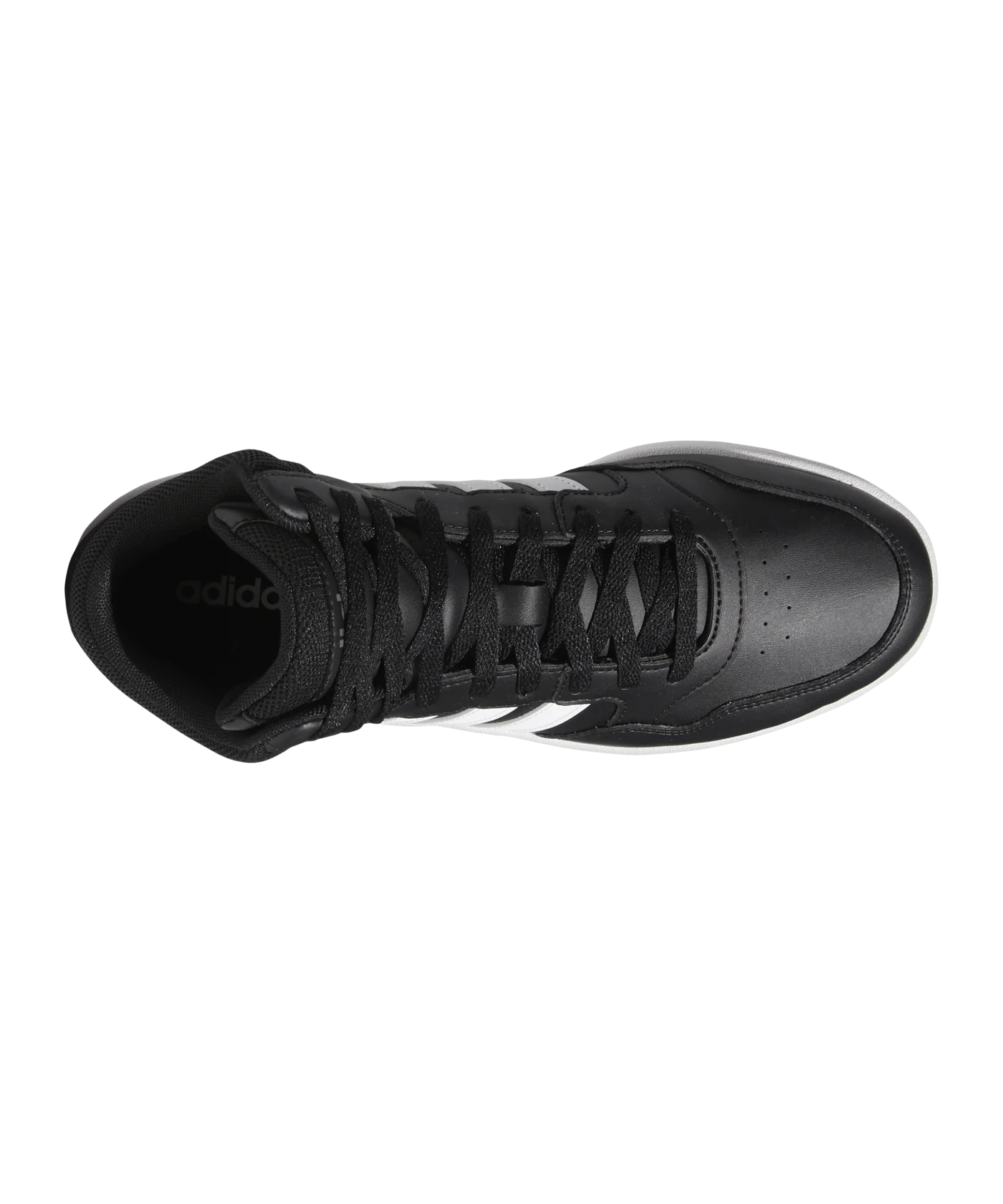 adidas Hoops 3.0 Mid Schwarz Weiss