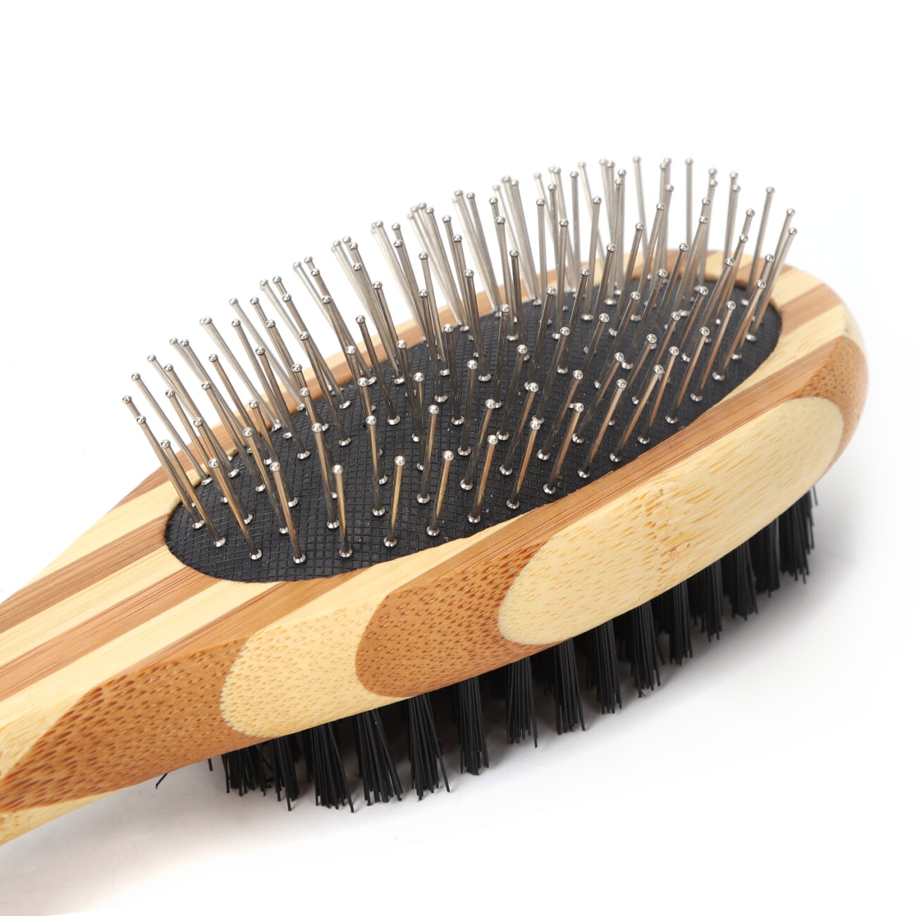 nobleza - Professionelle 2in1 Hundebürste - Tierhaarbürste S