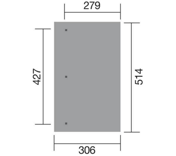 Weka Terrassenüberdachung 671