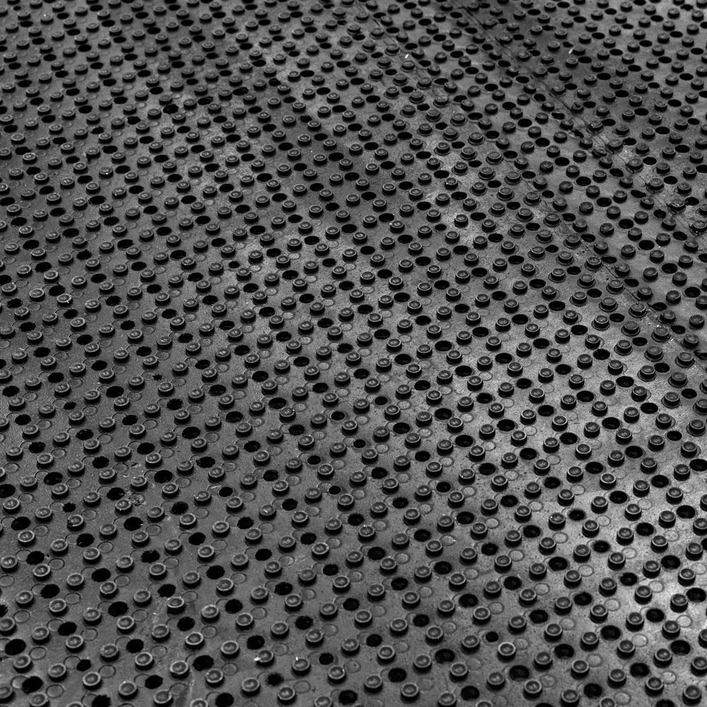 Rubberen ringmat op rol - 10 mm dik - 183 cm breed