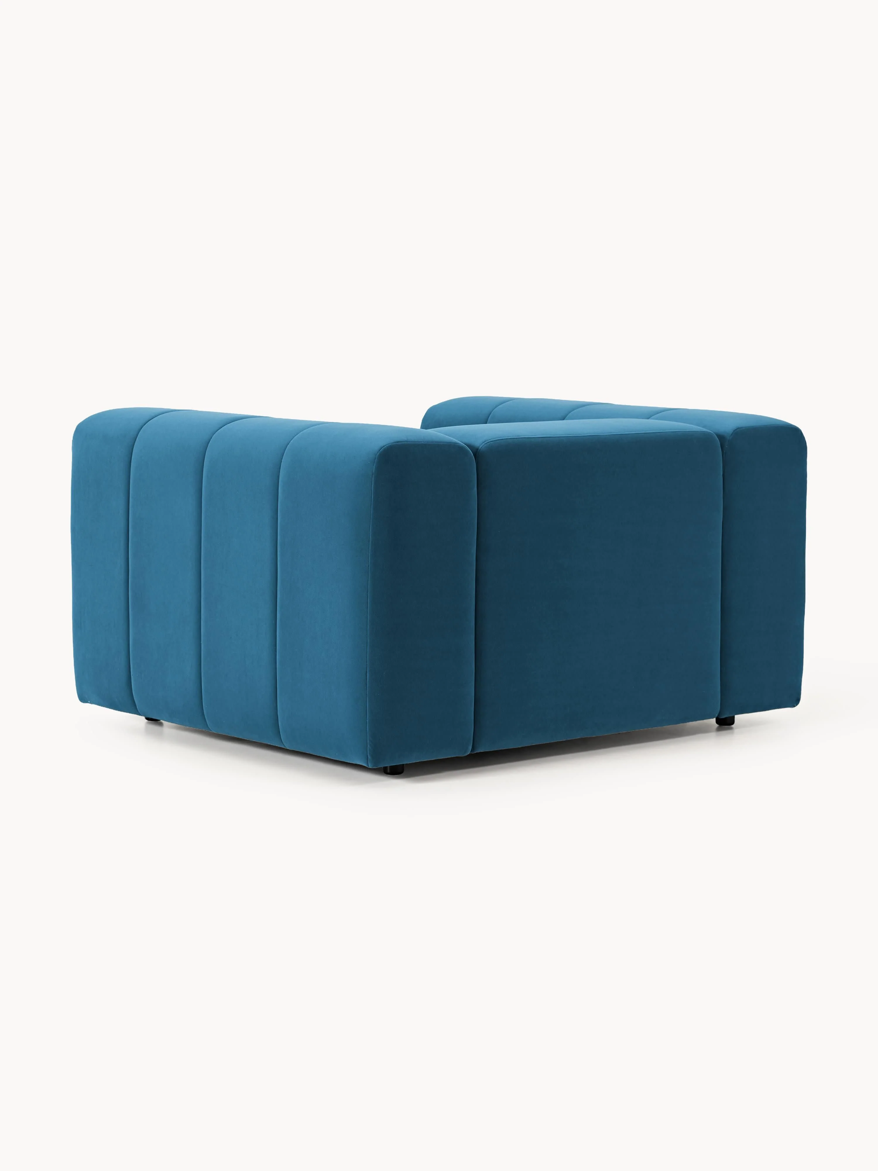 Fluwelen loungefauteuil Lena