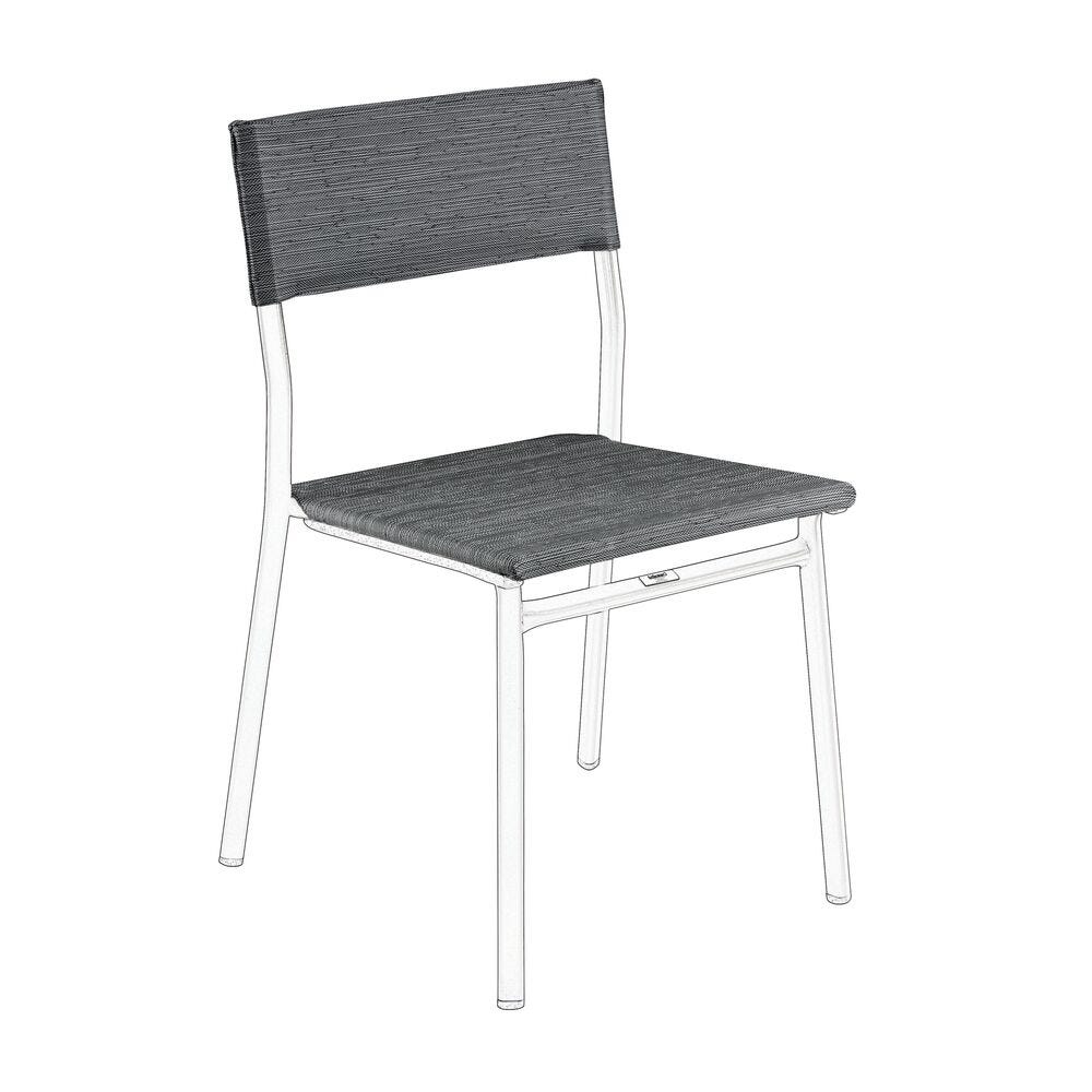 Ersatzbezug Stuhl Oron Batyline® Duo Grau Obsidian
