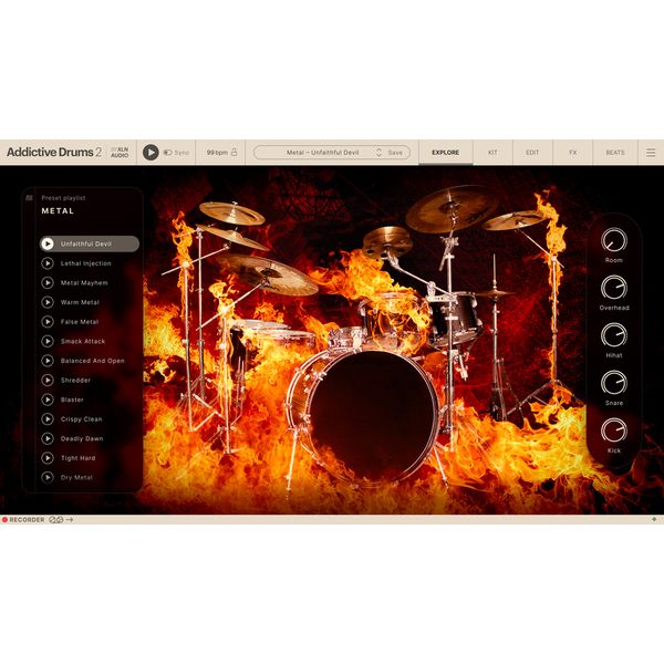 XLN Audio Addictive Drums 2 Metal Collection
