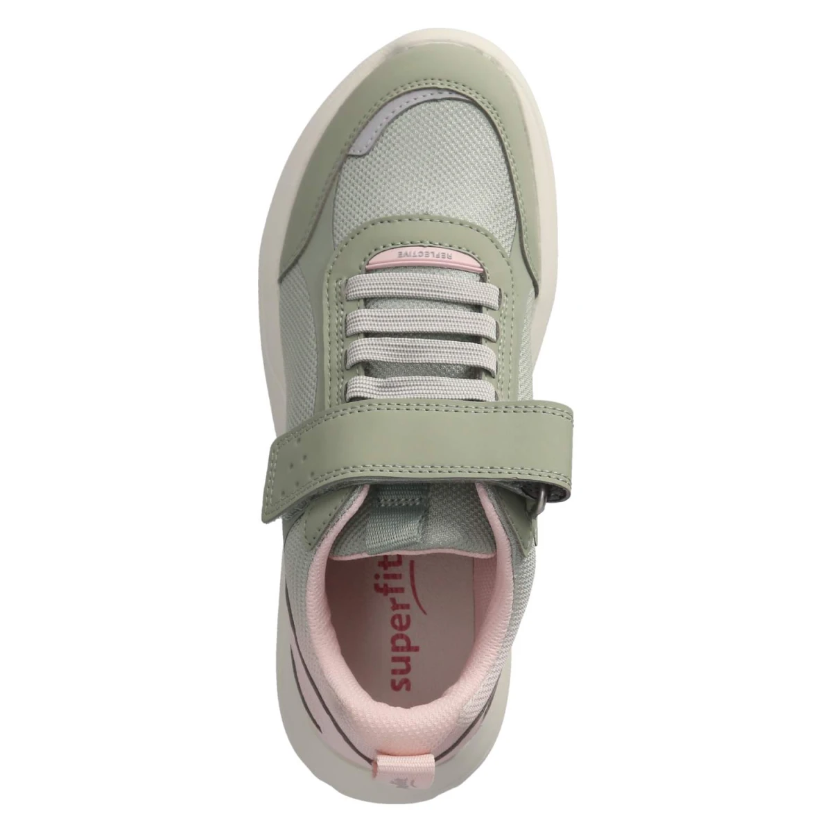 SuperfitLow Sneaker RUSH - HELLGRÜN/ROSA