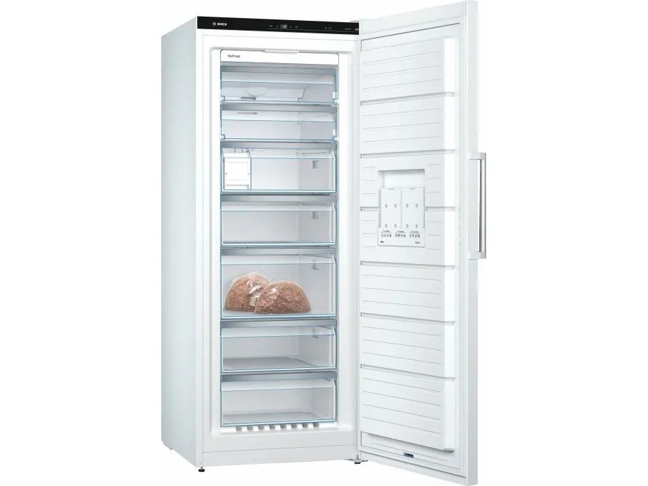 Bosch Serie | 6 GSN54AWDV - Fryser - stående - bredde: 70 cm - dybde: 78 cm - højde: 176 cm - 328 liter - Klasse D - hvid