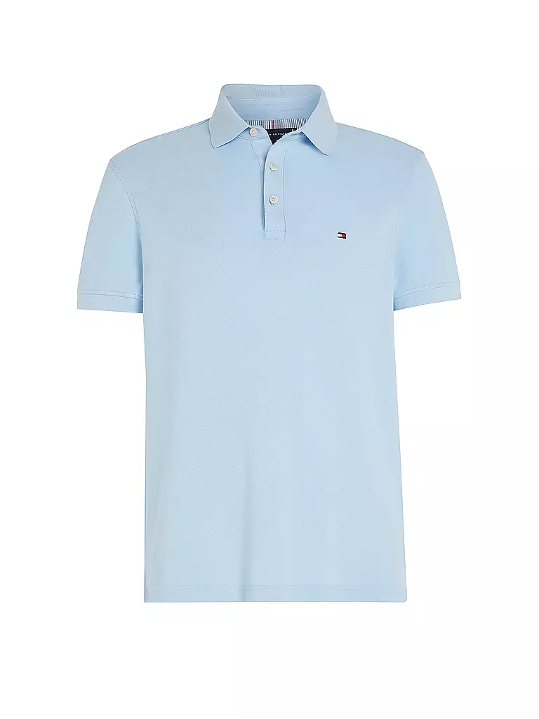 TOMMY HILFIGER Poloshirt Slim Fit hellblau