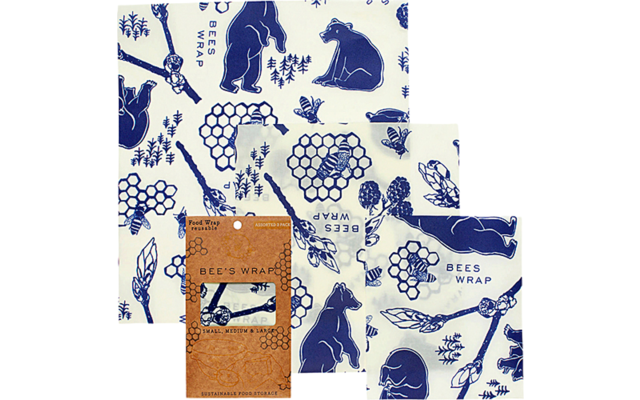 Bees Wrap Bienenwachstuch 3er-Pack gemischt